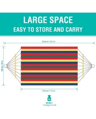 Hamac pentru gradina sau camping, capacitate 160 kg