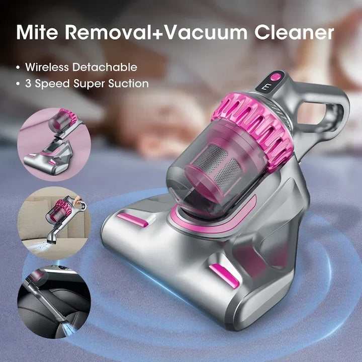 Aspirator de Pat Anti-Acarieni Wireless