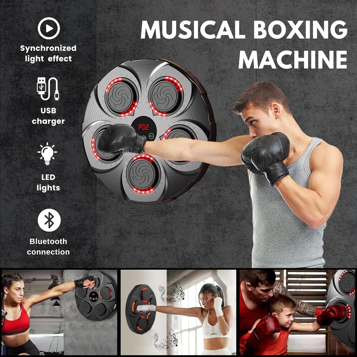 Aparat Inteligent de Boxat cu Bluetooth