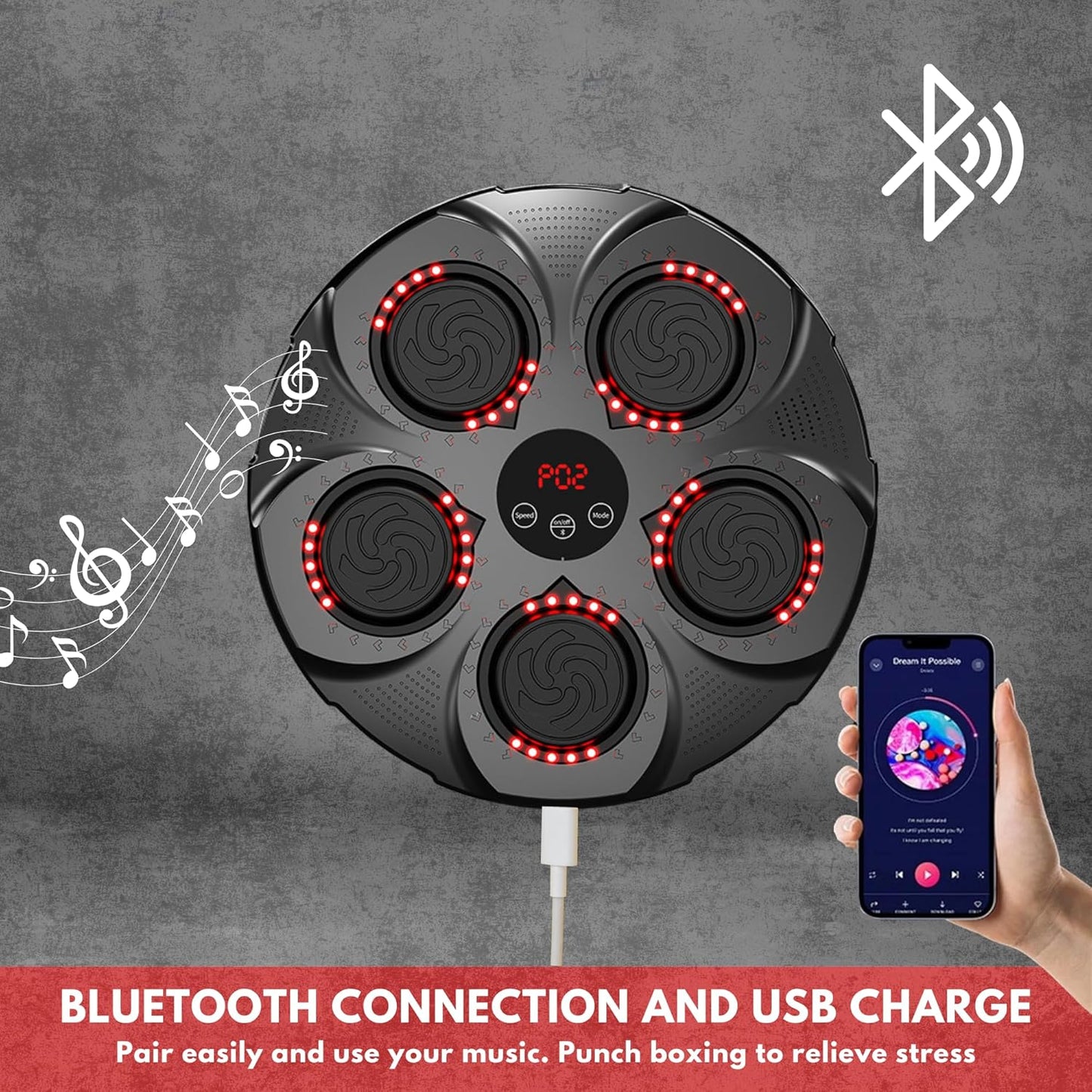 Aparat Inteligent de Boxat cu Bluetooth