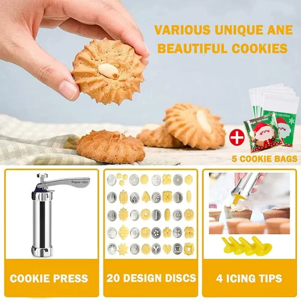 Aparat din inox pentru biscuiti si fursecuri