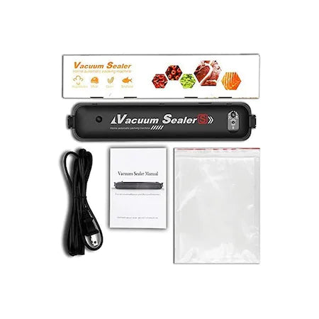 Aparat de sigilat și vidat Vacuum Sealer - 220V, 90W, Negru