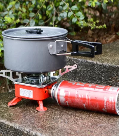 Aragaz portabil pentru camping 2800W, aprindere automata